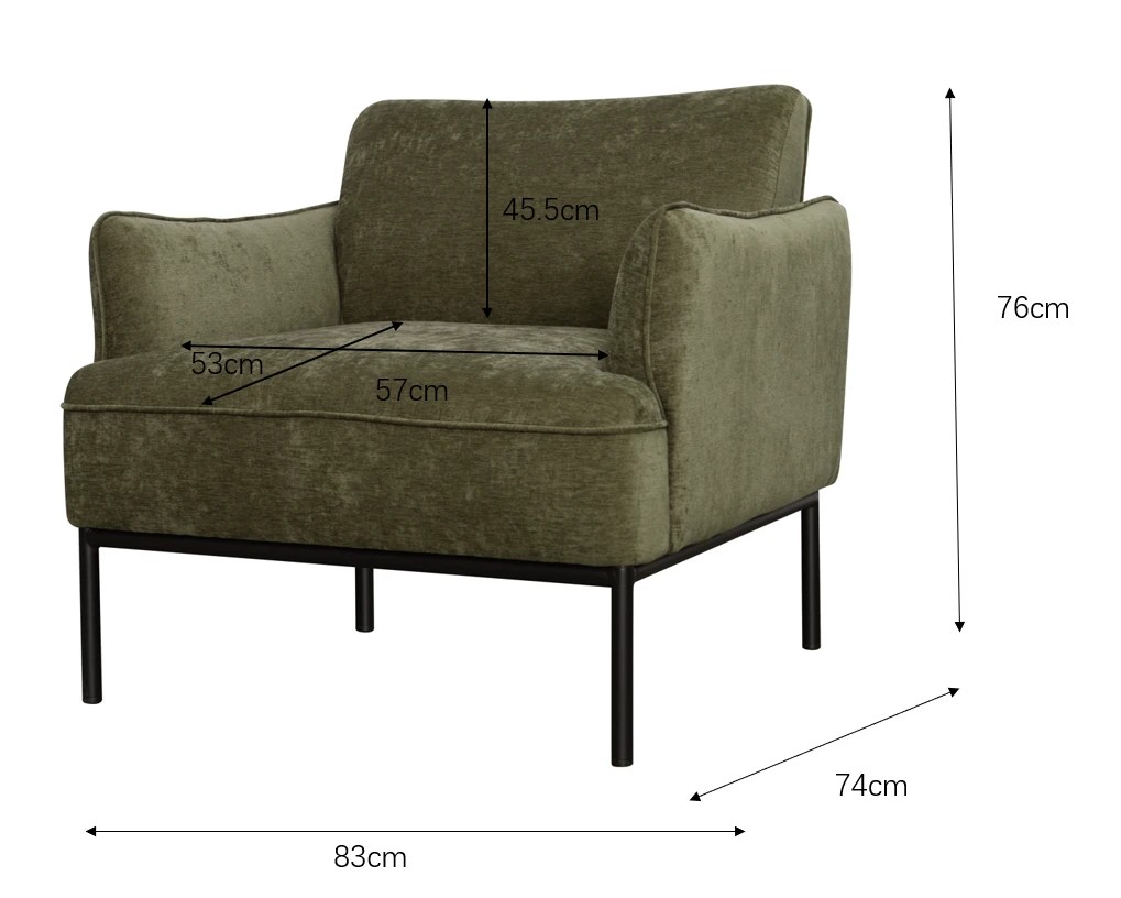 9 Logan Lounge Chair - Green, 9 of 9