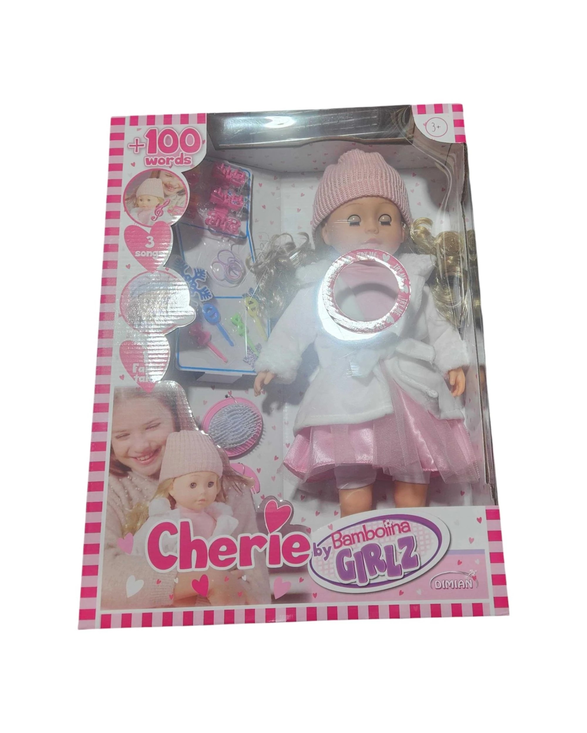 6 Bambolina Girlz Cherie Speaking 100 Words+ 46cm Doll with White Coat, 6 of 7