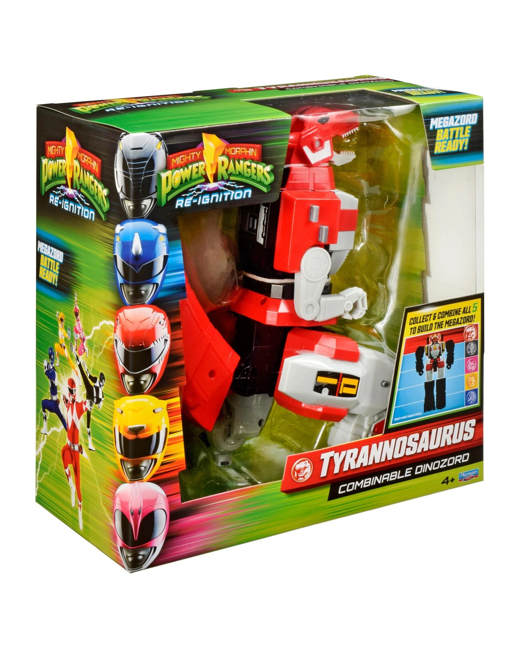 2 Mighty Morphin Power Rangers Re-Ignition Combinable Dinozord Tyrannosaurus Toy, 2 of 10