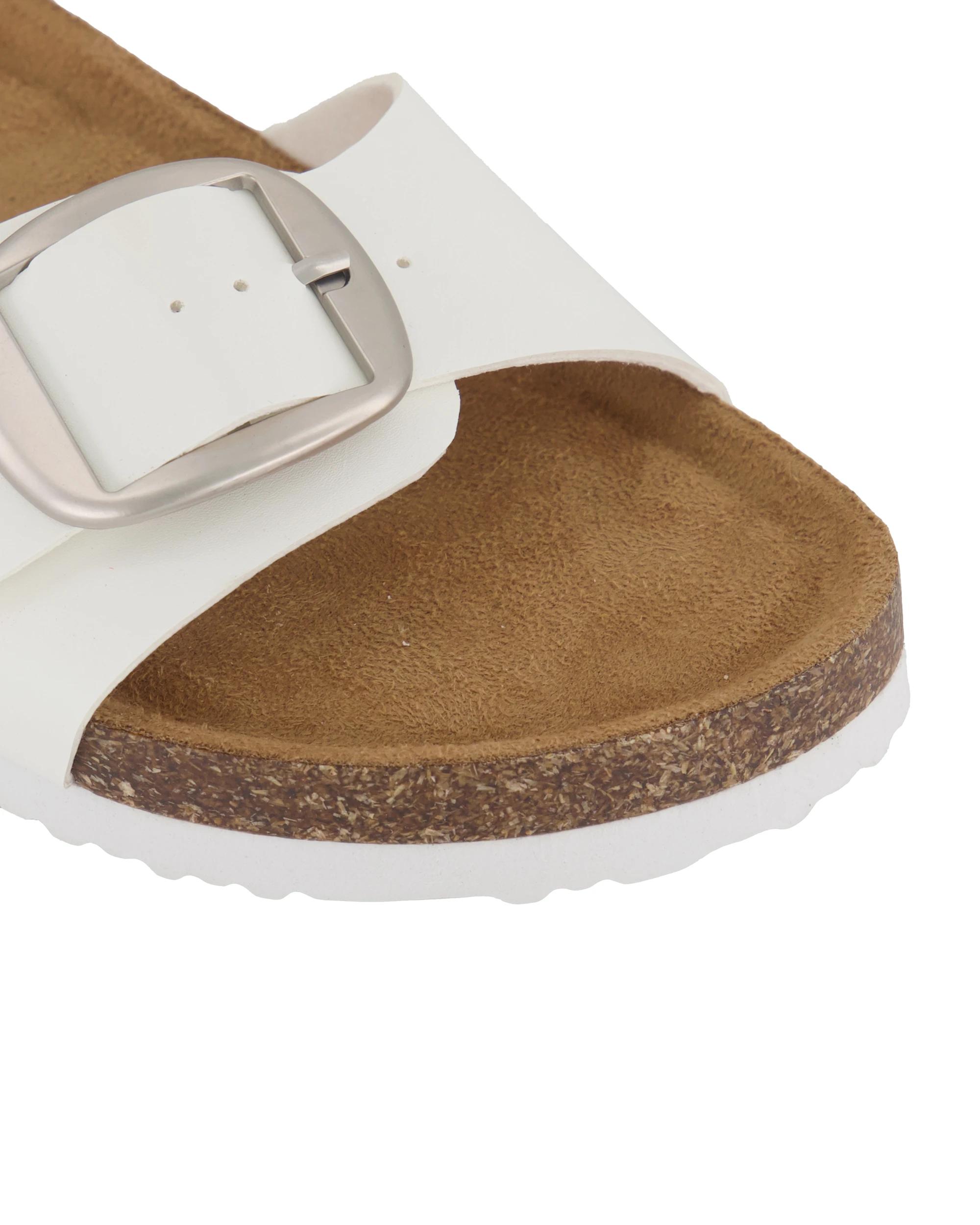 3 One Band Corkbed Slides White, 3 of 3