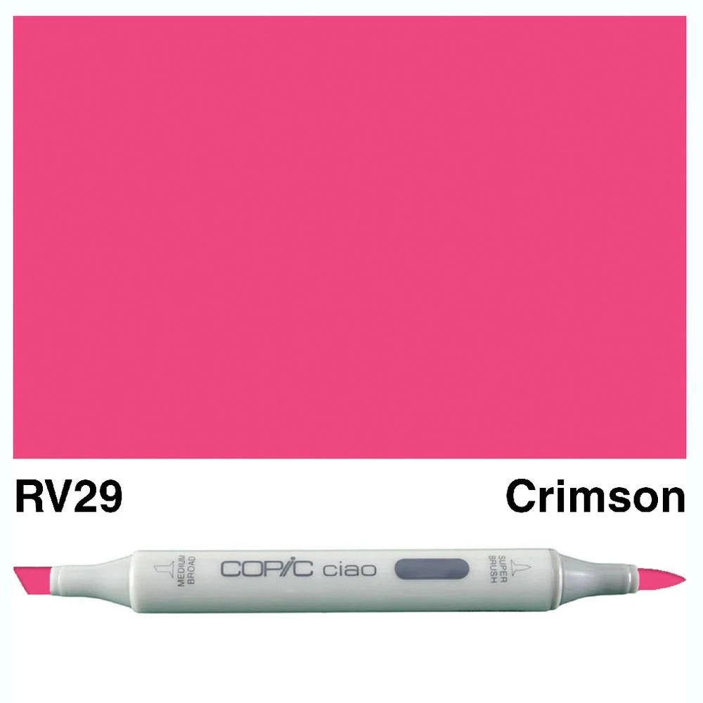 3 Copic Ciao Dual Nib Marker RV29 Crimson, 3 of 3