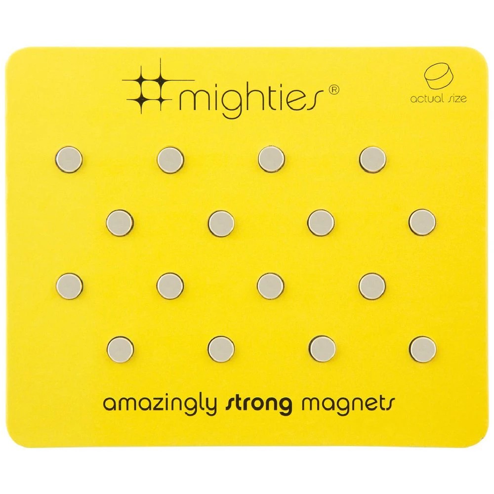 1 Three By Three Mighties Magnets Silver 16 Pack, 1 of 1