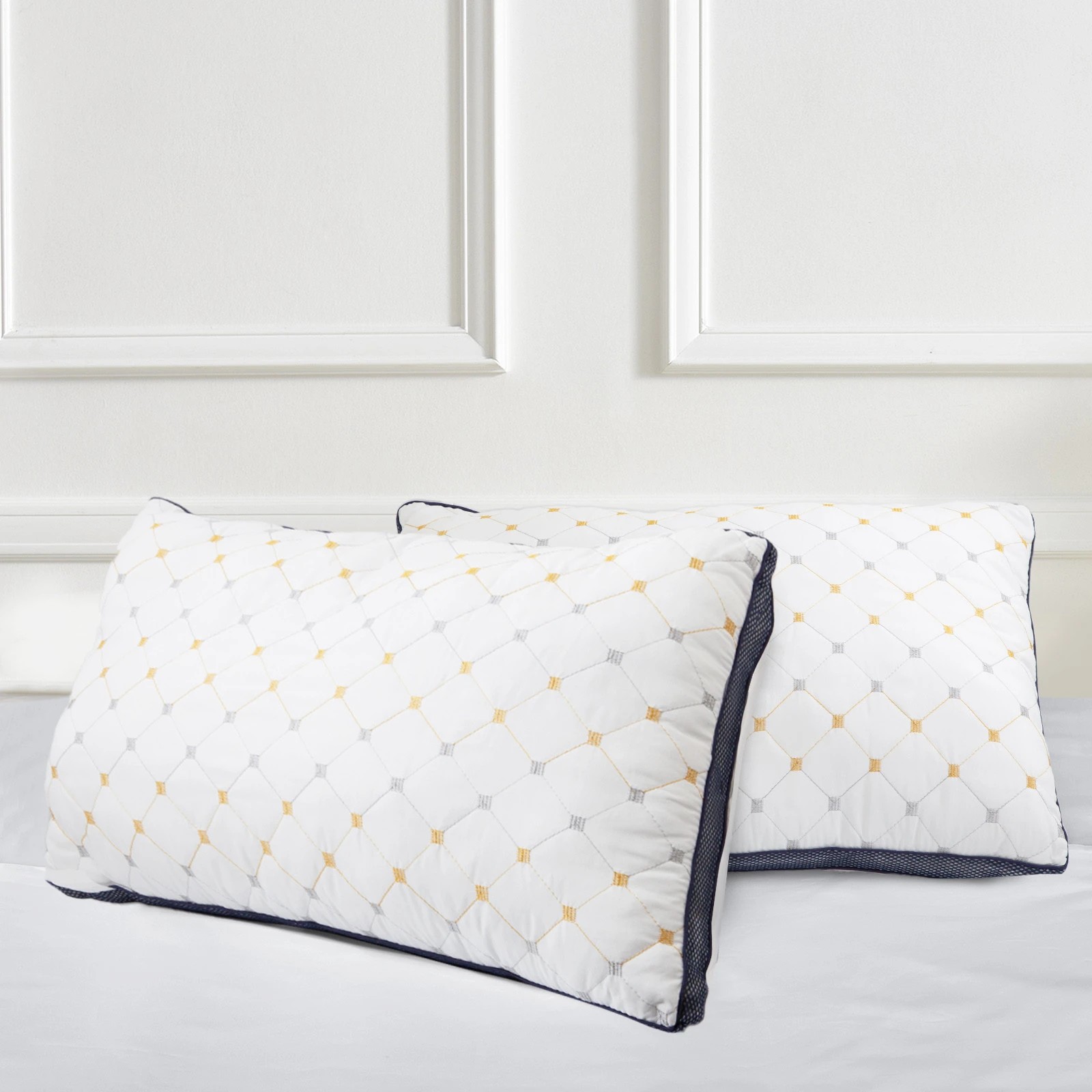 2 Royal Comfort Luxury Air Mesh Pillows Hotel Quality Checked Ultra Comfort 4 Pack - White, 2 of 10