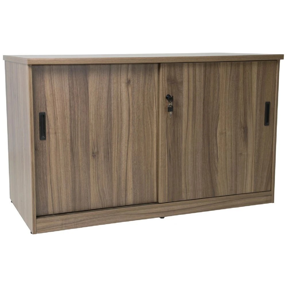 1 Stilford Professional Credenza 1200mm Sliding Door Walnut Cabinets Cupboards, Lockers and Credenzas, 1 of 3