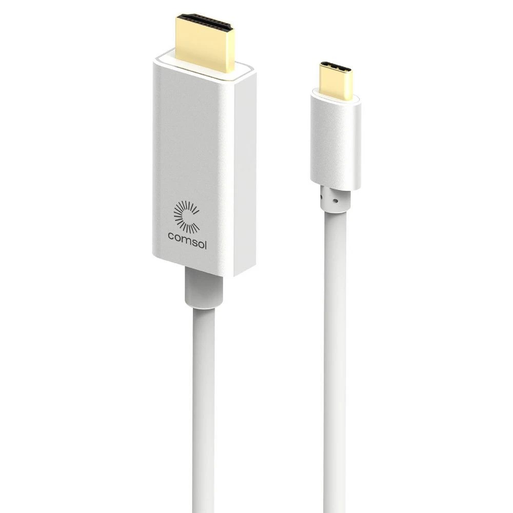 3 Comsol USB-C to 4K HDMI Male Cable 3m White, 3 of 4