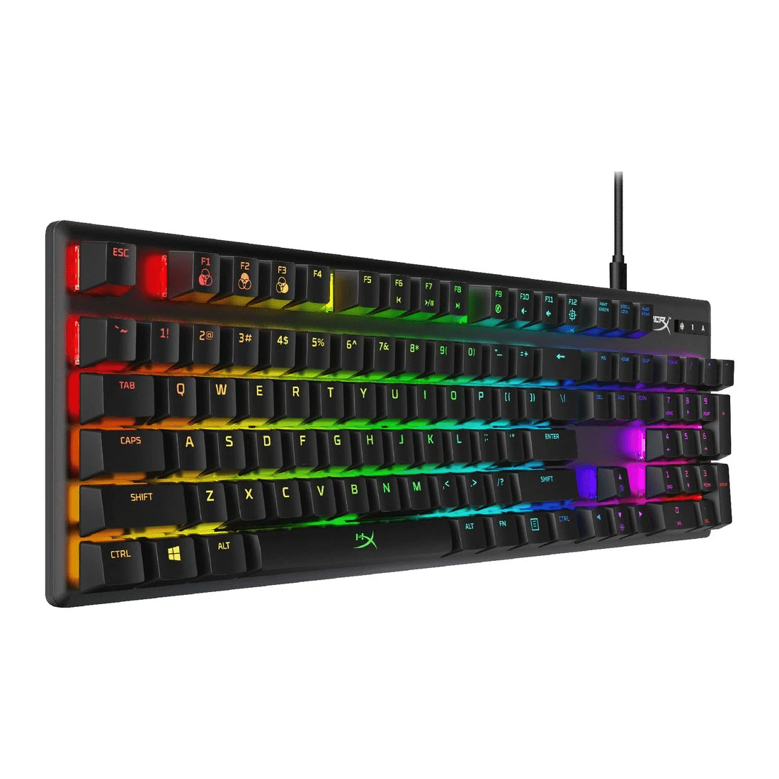 3 HyperX Alloy Origins Mechanical Keyboard HX Red Switch, 3 of 10