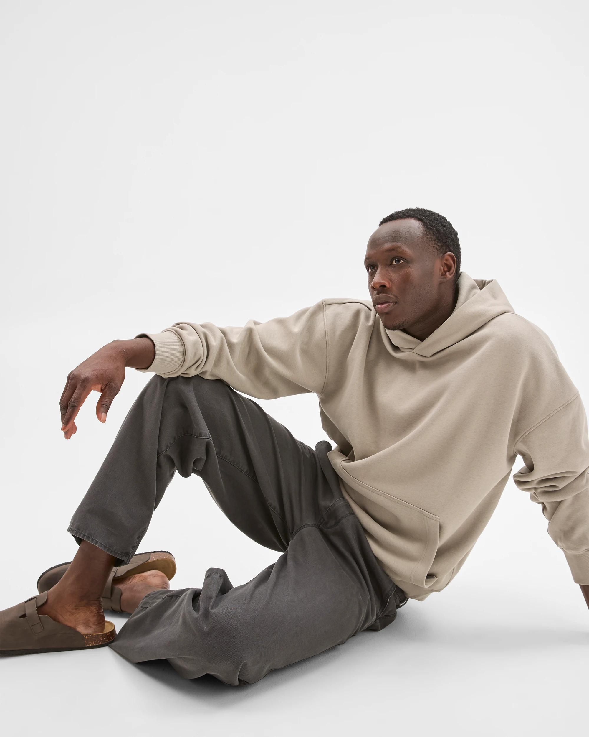 5 Commons Australian Cotton Blend Heavyweight Oversized Hoodie ELEPHANT GREY, 5 of 6