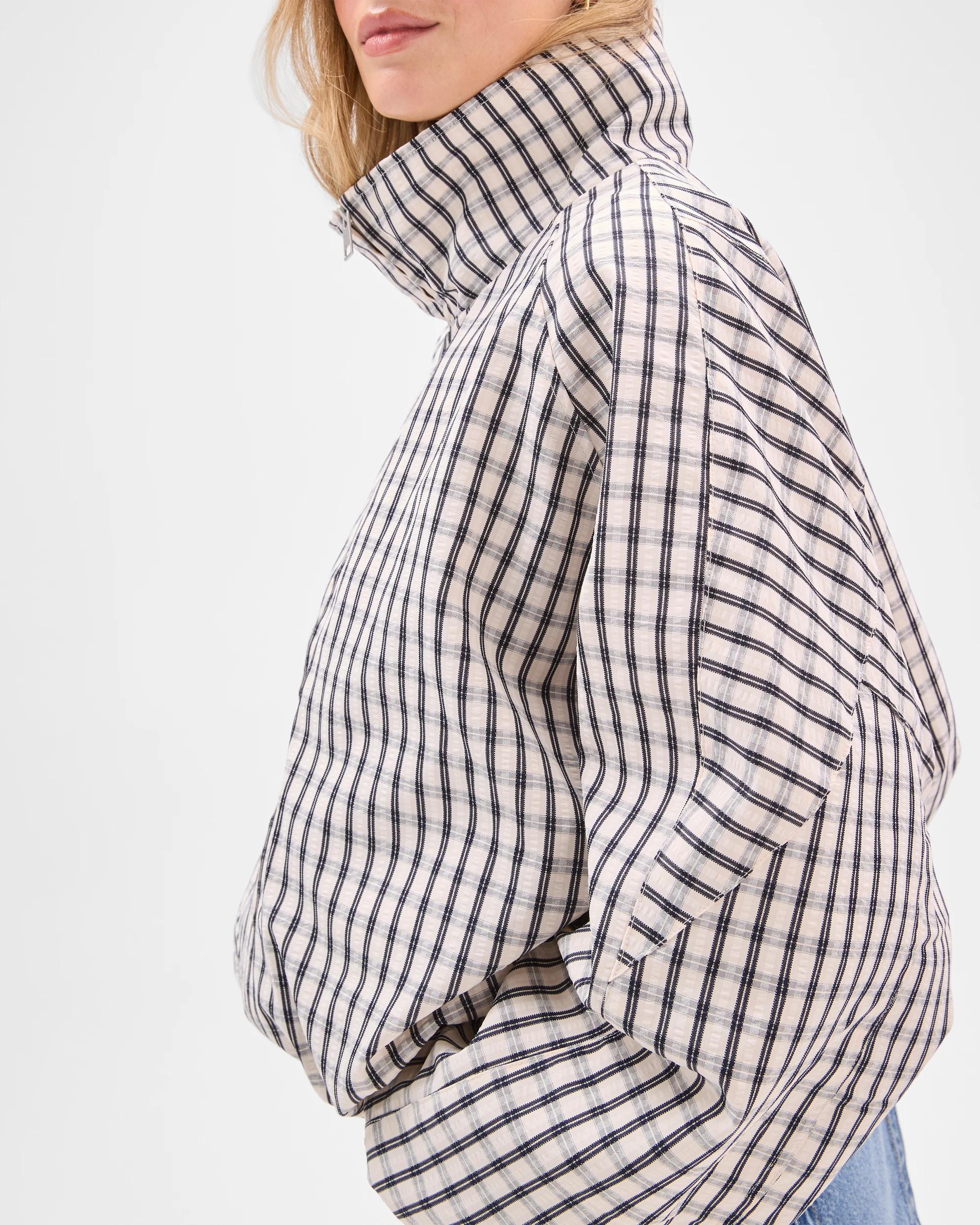 6 Lily Loves Parker Jacket NAVY CHECK, 6 of 7