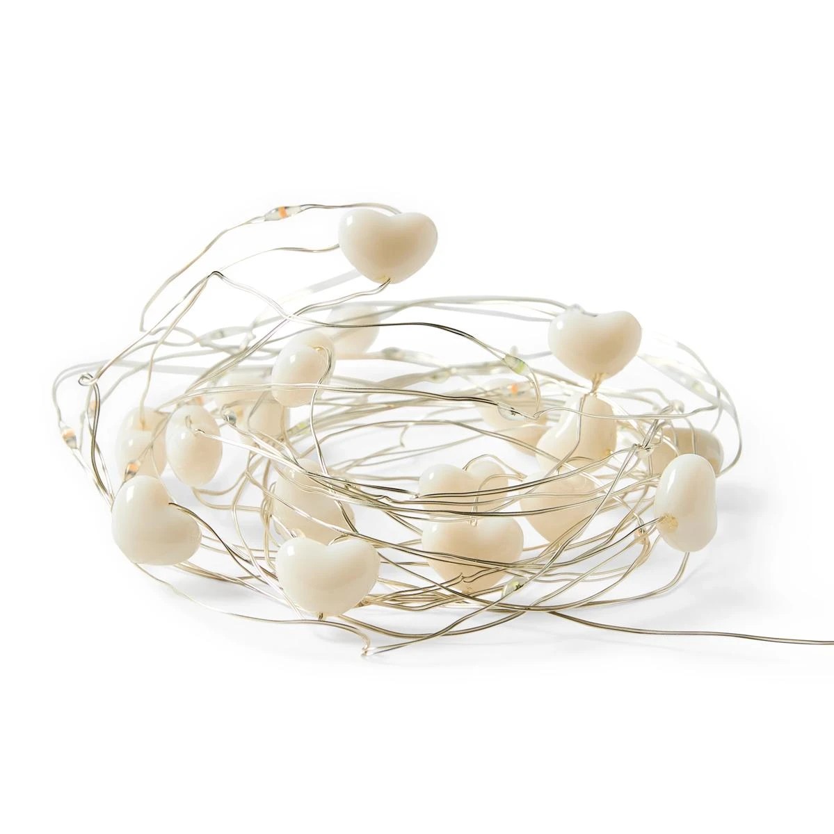 3 Mini Pastel Heart Wire Lights, 3 of 9