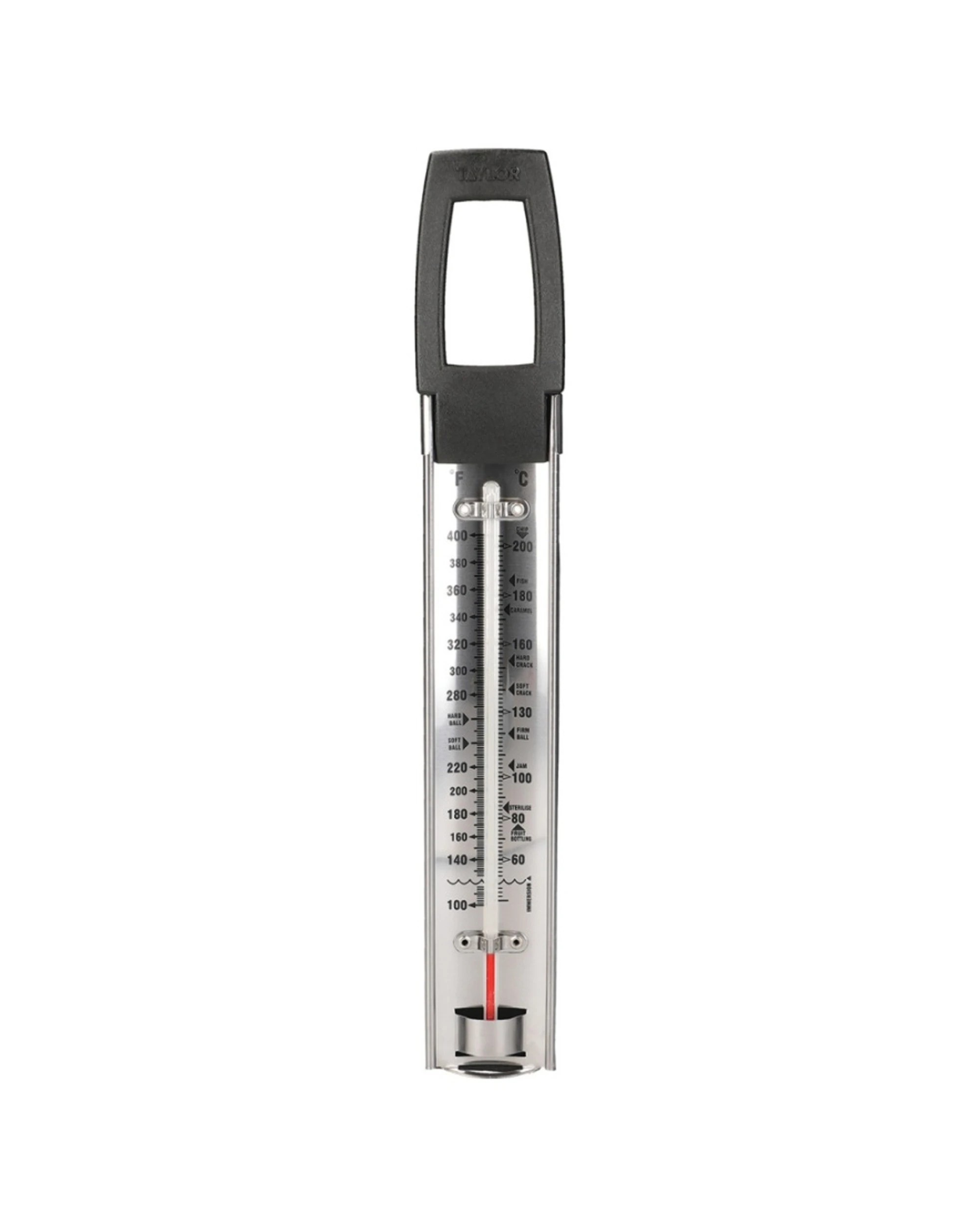 6 Taylor Pro Stainless Steel Curved Jam Thermometer 40 To 200 Celsius, 6 of 6