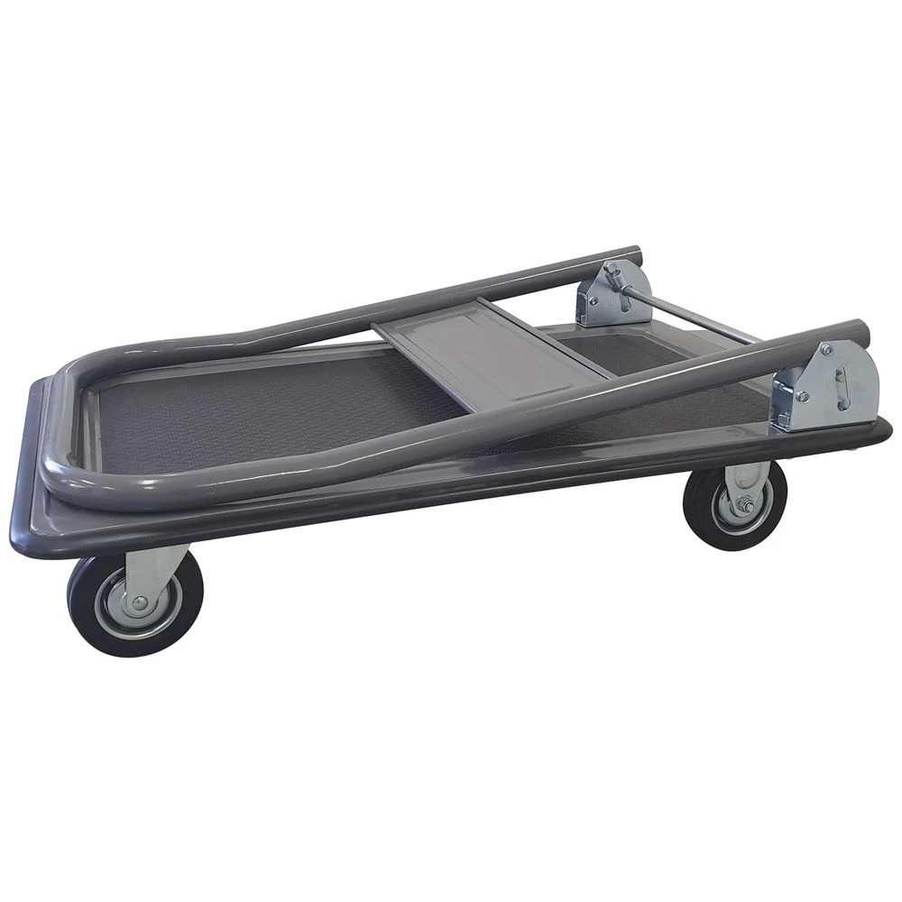 4 J.Burrows 150kg Platform Trolley Black, 4 of 5