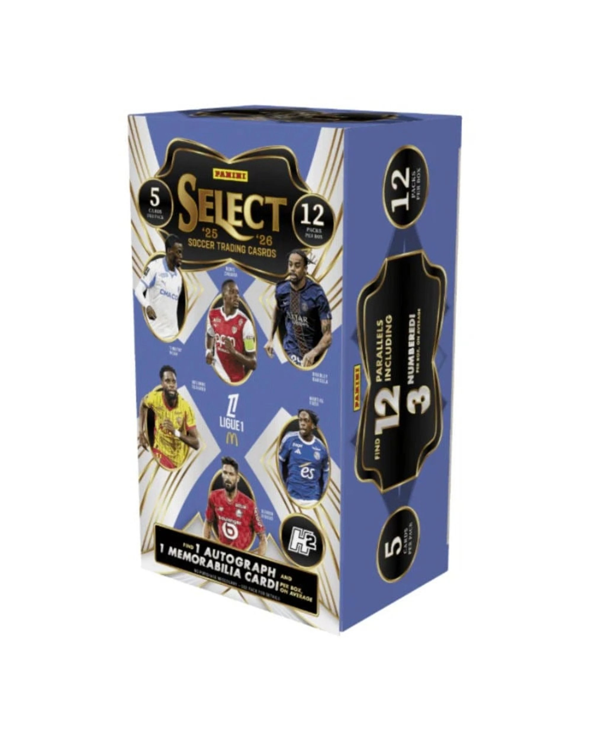 1 Panini 2025/2026 Prizm Select Ligue 1 Soccer H2 Box, 1 of 9