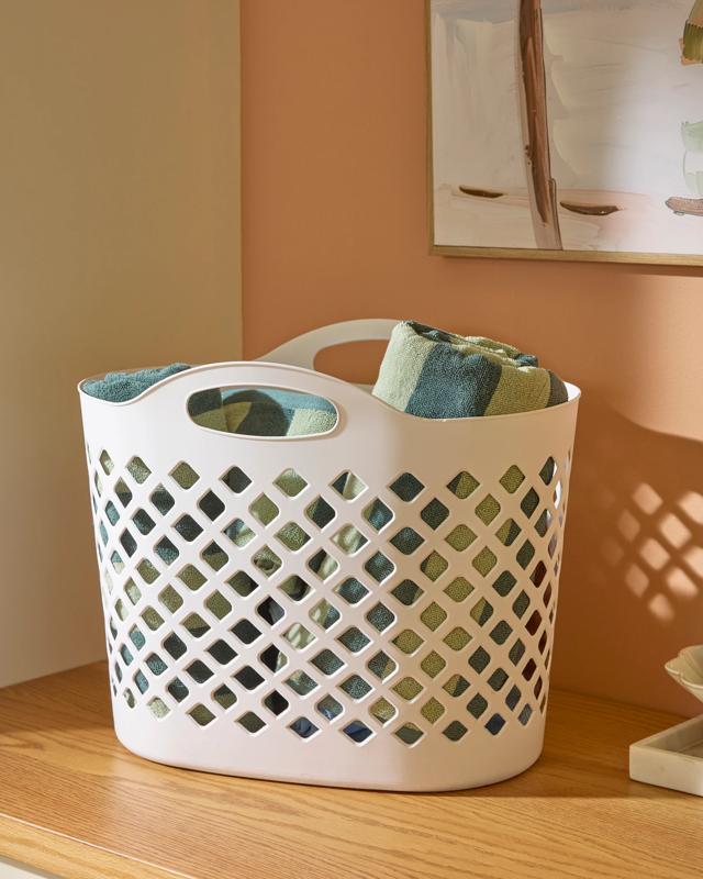 Diamond Laundry Basket - W