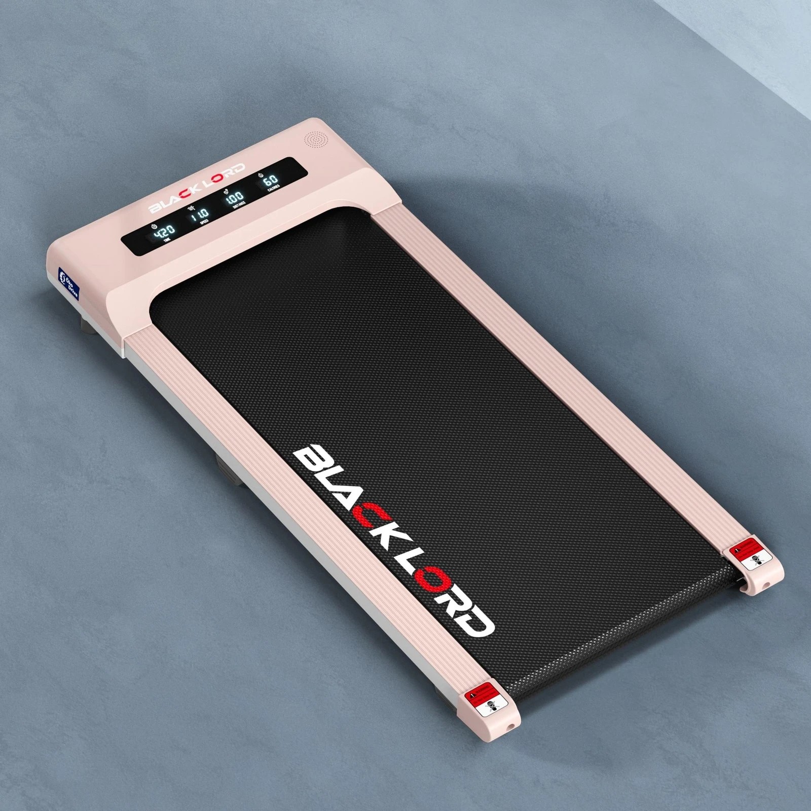 2 Black Lord Treadmill Electric Walking Pad Under Desk Home Gym 40cm Belt - Pink, 2 of 10