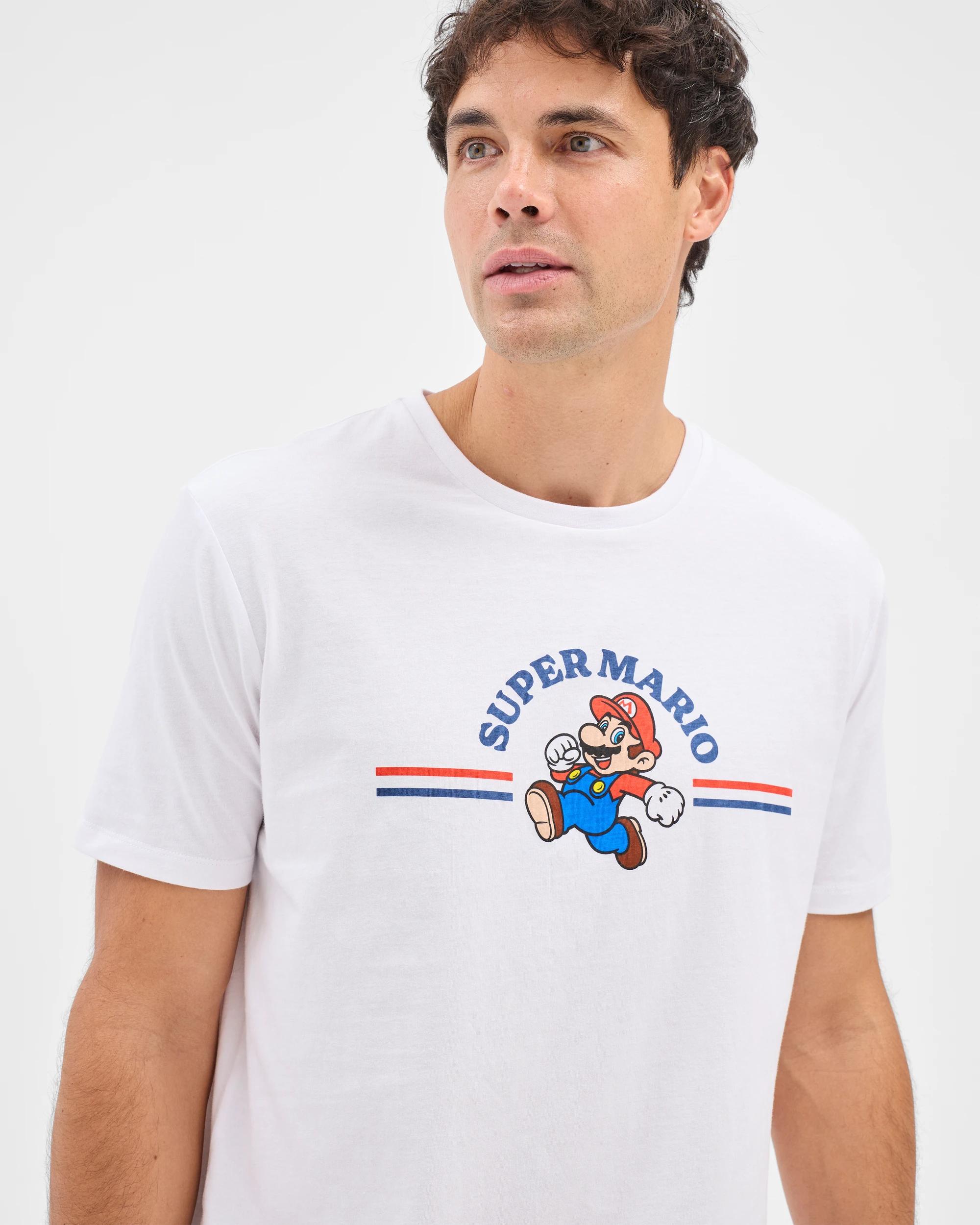 5 Licensed Super Mario Australian Cotton Pyjama Set MARIO CART WHITE, 5 of 7