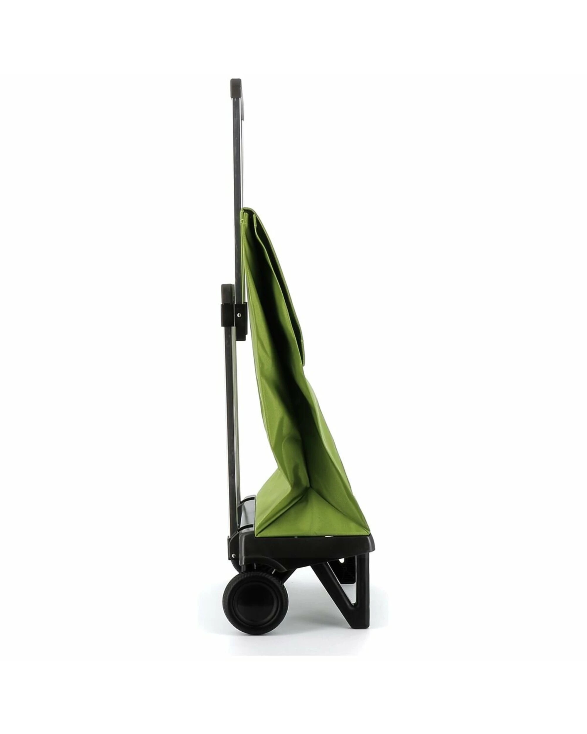 2 Rolser Plegamatic MF Folding 2 Wheel Trolley Lime, 2 of 5