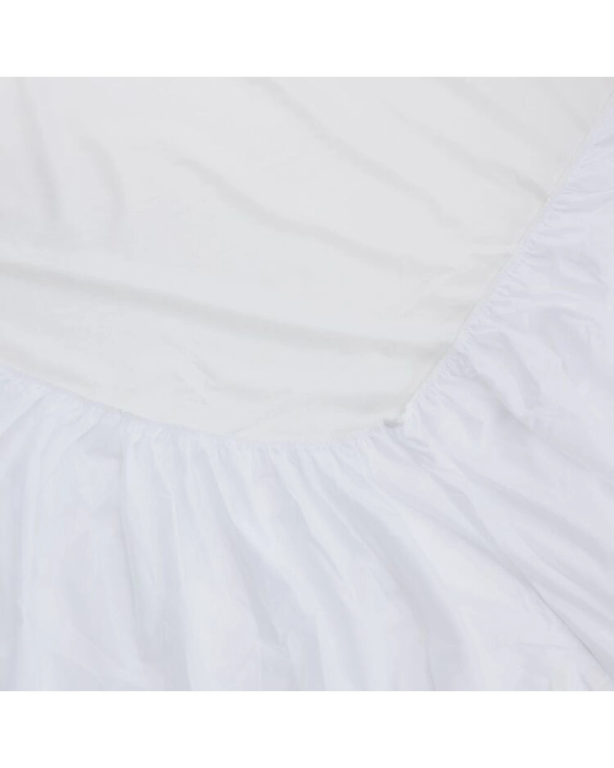 2 Bas Phillips Bamboo Waterproof Mattress Protector - Double Bed - White, 2 of 5