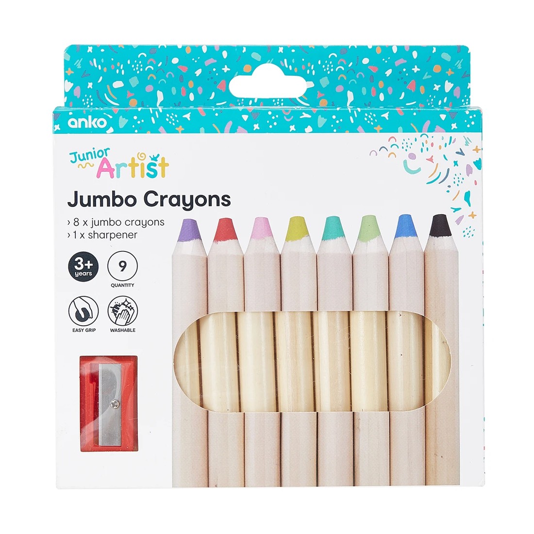 1 Junior Artist Jumbo Crayons, 1 of 6
