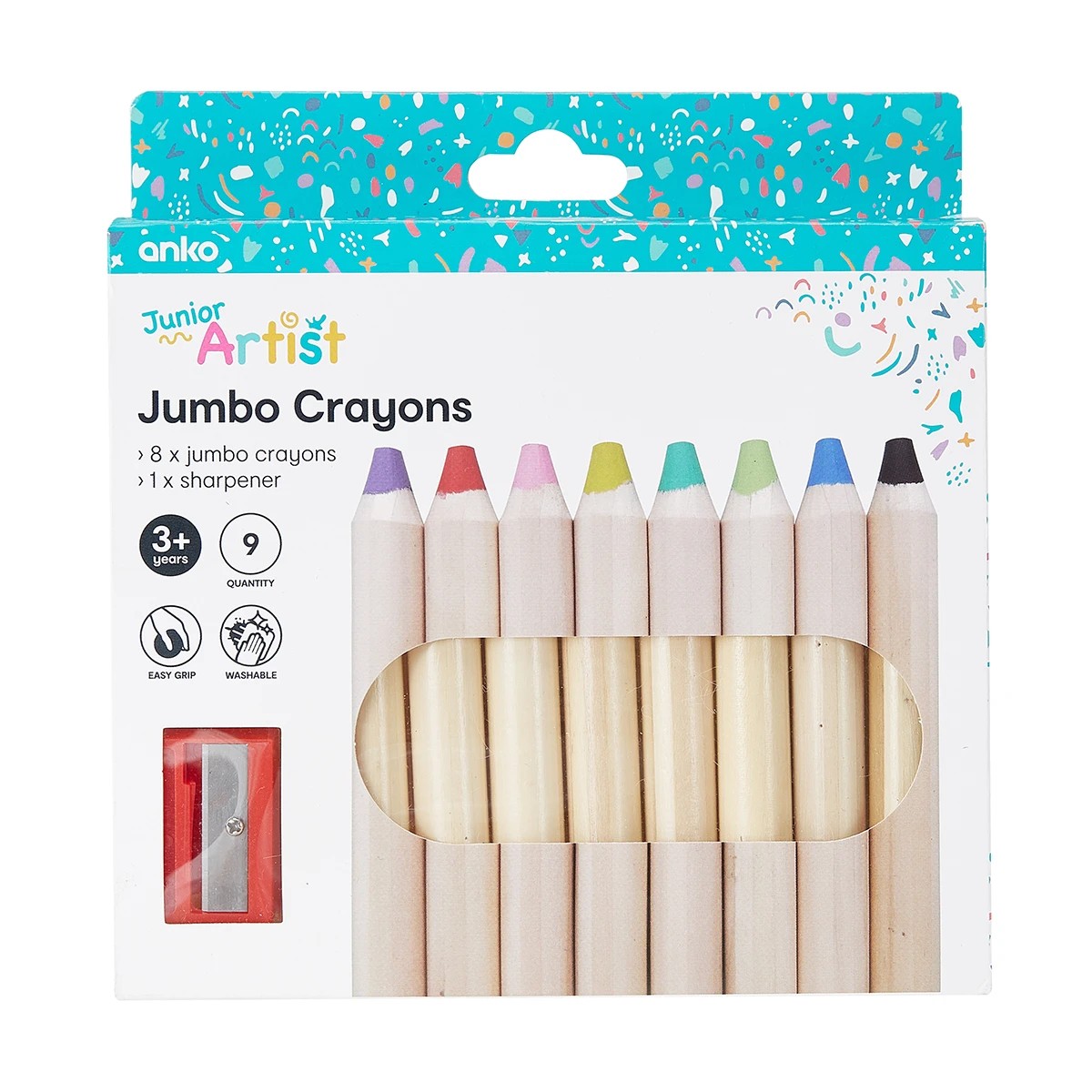 1 Junior Artist Jumbo Crayons, 1 of 6