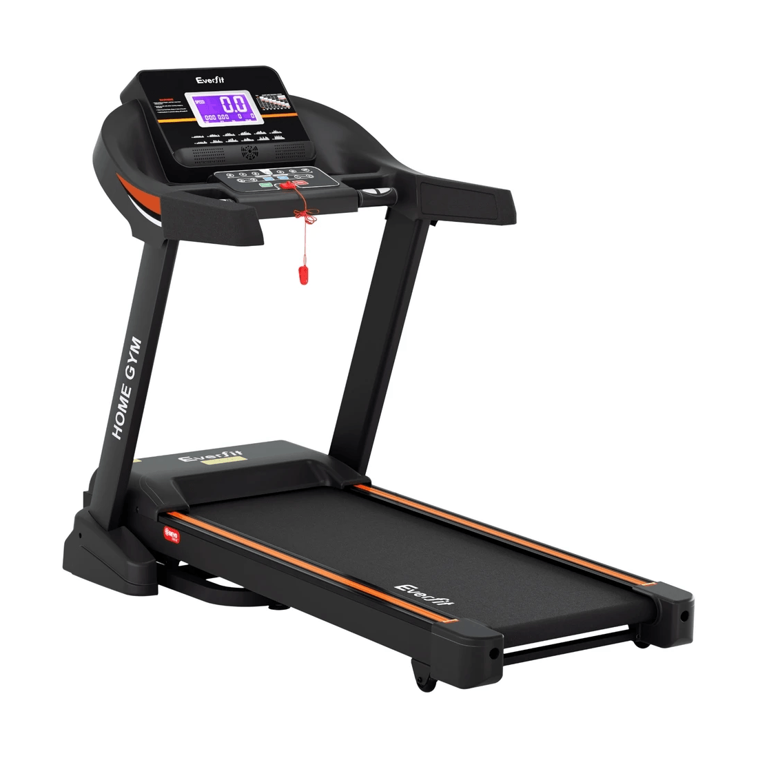 1 Everfit Treadmill Electric Auto Incline Home Gym Fitness Exercise Machine 490mm - Black, 1 of 2