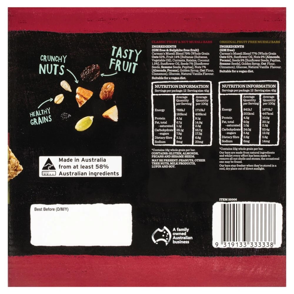 5 Carman's Traditional Muesli Bars 24 Pack Variety, 5 of 7