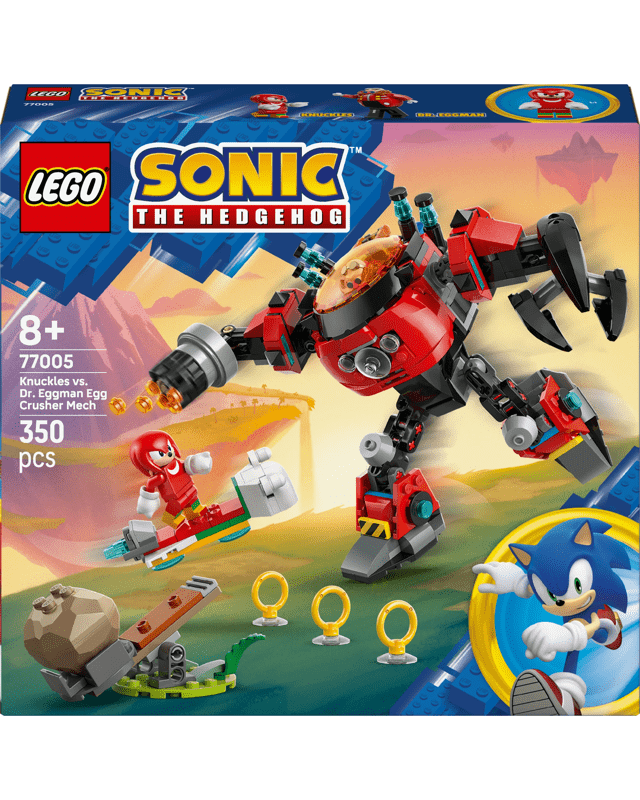 LEGO Sonic Knuckles vs. Dr. Eggman Egg Crusher Mech 7