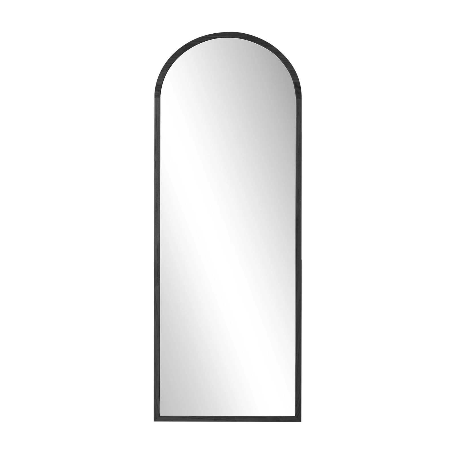 7 Oikiture Wooden Full Length Mirror 180x70cm Arched Dressing Floor Mirrors
 - Brown, 7 of 9