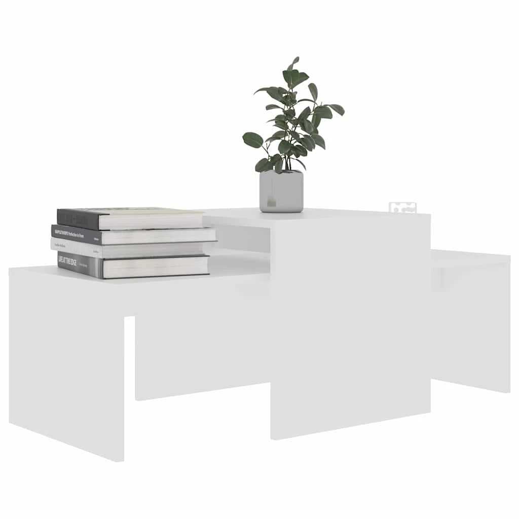 2 Vidaxl Coffee Table Coffee Table, Coffee Tables - White, 2 of 7