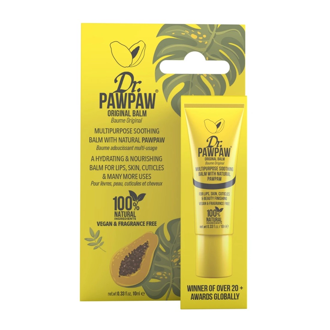 1 Dr. PAWPAW Original LIp Balm 10ml - Natural Pawpaw, 1 of 1
