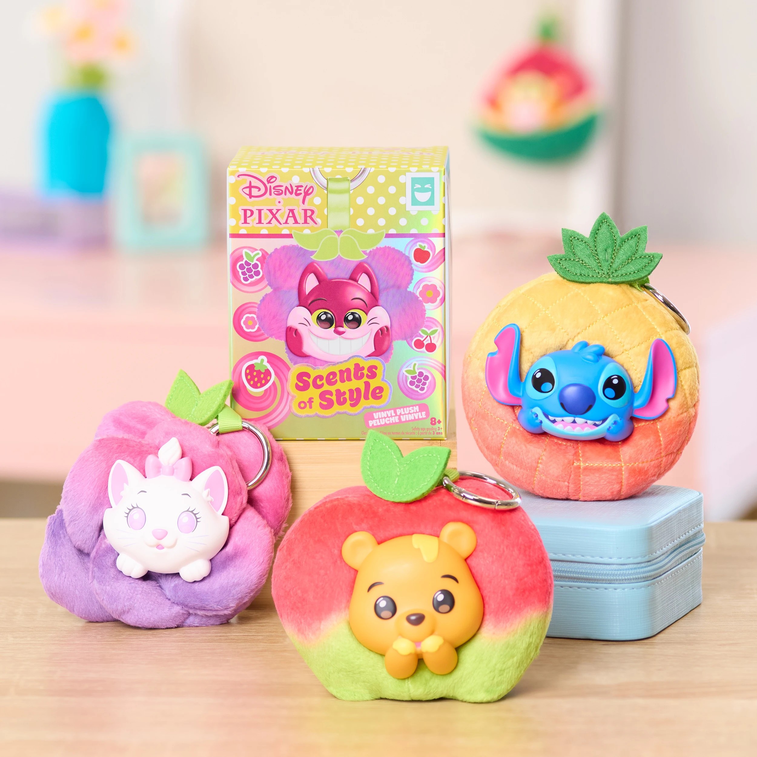 4 Happy Haul Disney Scents of Style Vinyl Face Plush - Assorted - Multi, 4 of 10