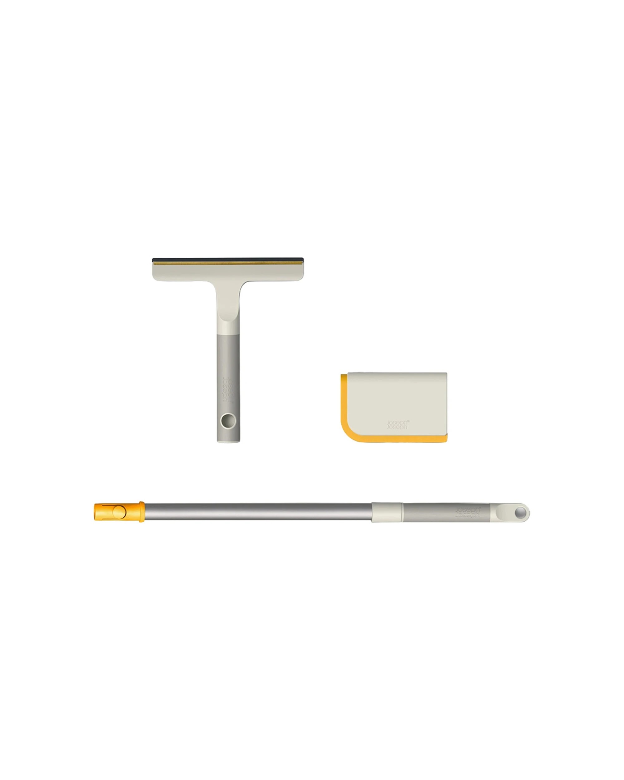 1 Joseph Joseph 3pc CleanTech Carpet Upholstery Cleaning Set Light Stone - White, 1 of 4