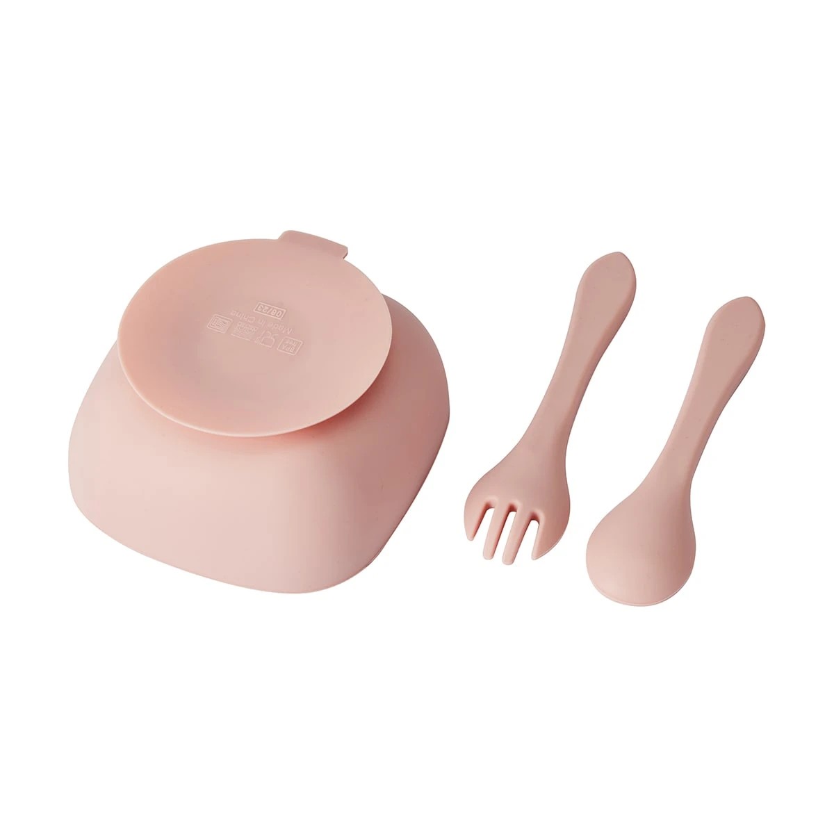 6 6 Piece Silicone Feeding Set - Pink, 6 of 10