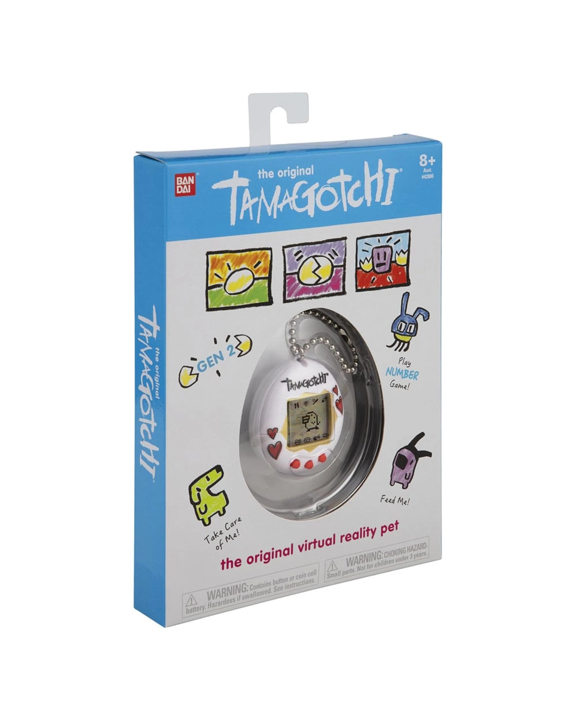 1 Tamagotchi Original Gen 2 - Heart - White, 1 of 6