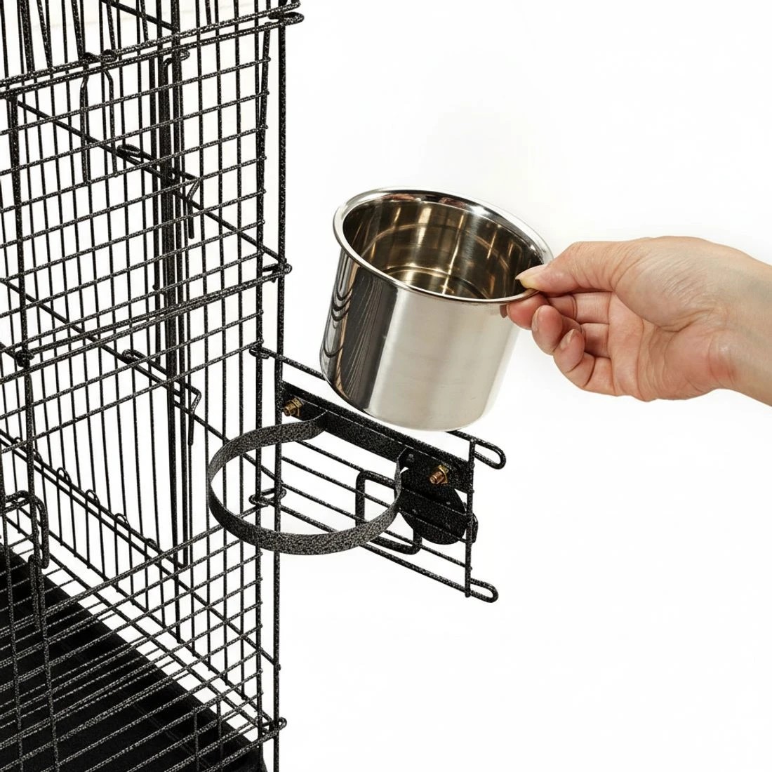 8 i.Pet Bird Cage 150cm Large Aviary - Black, 8 of 9
