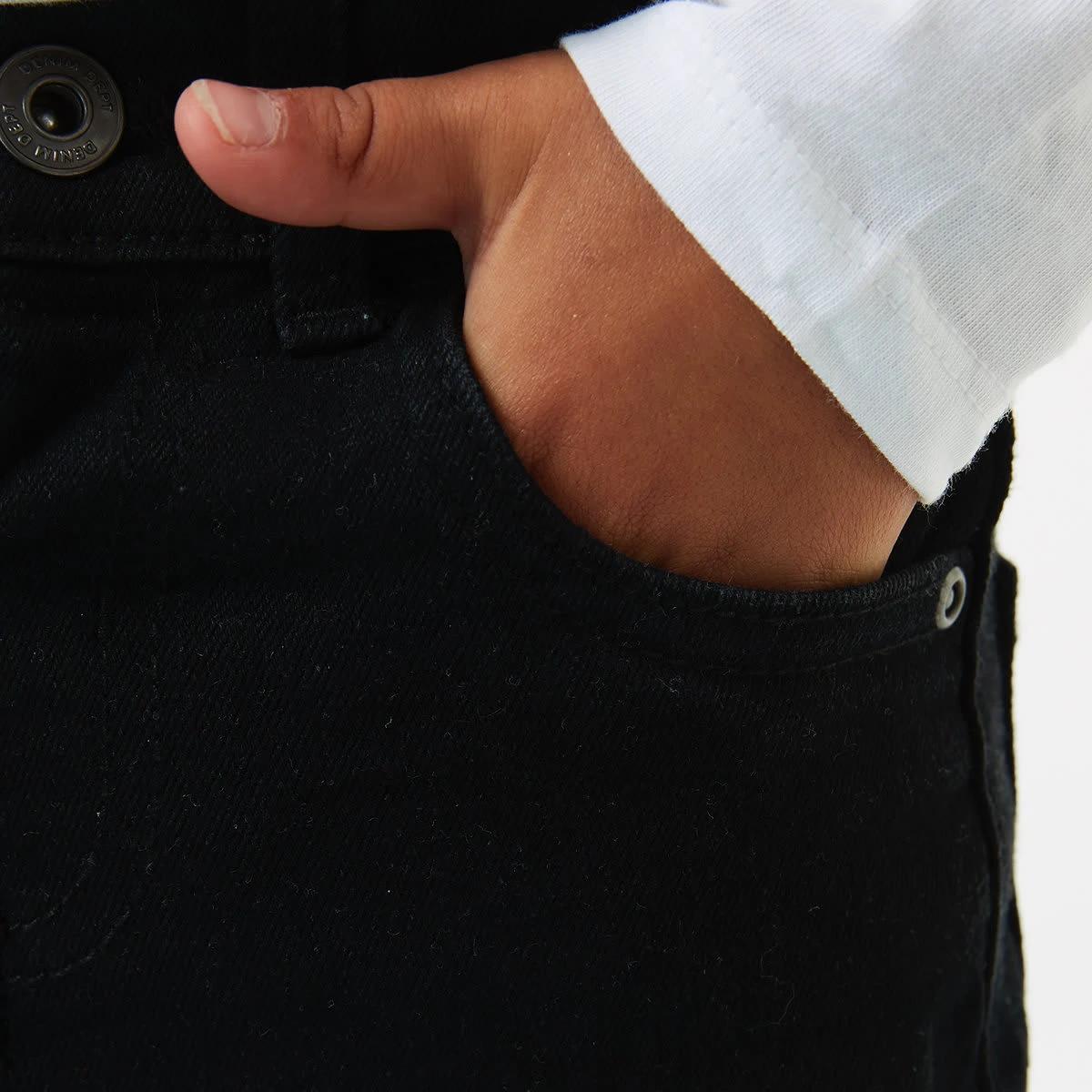 4 Black Jeans Black Wash, 4 of 8