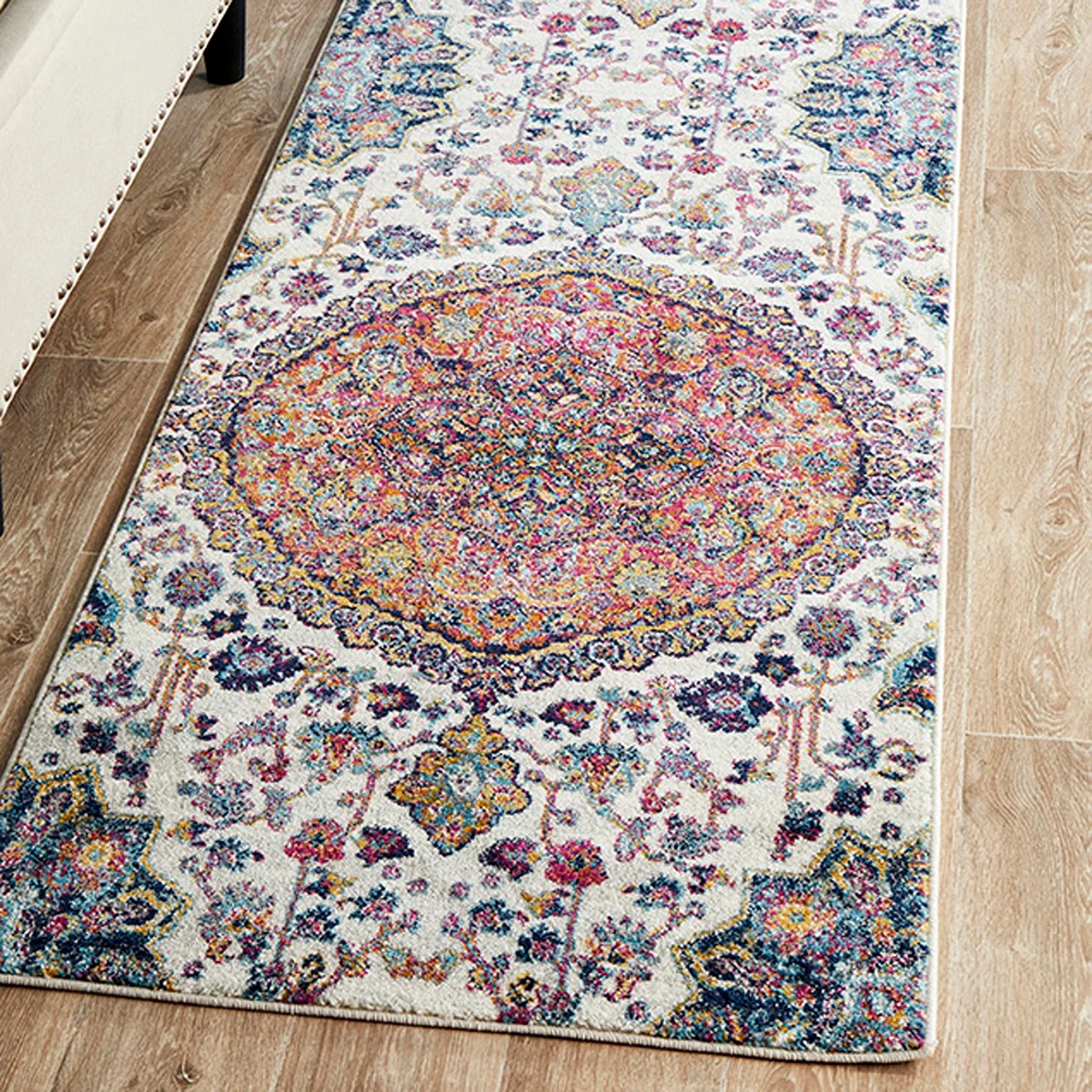 7 Common Ground Rugs Gallery 867 300x80cm Runner - Medium Pet Friendly Rug - Multi, 7 of 7
