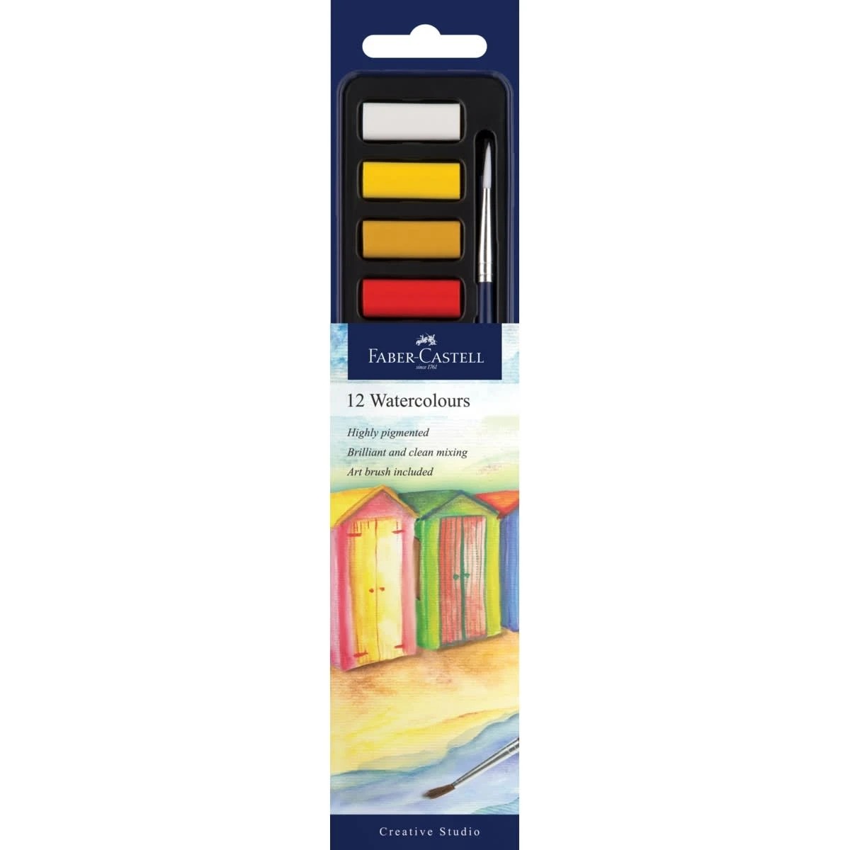 1 12 Pack Faber-Castell Creative Studio Watercolours, 1 of 2