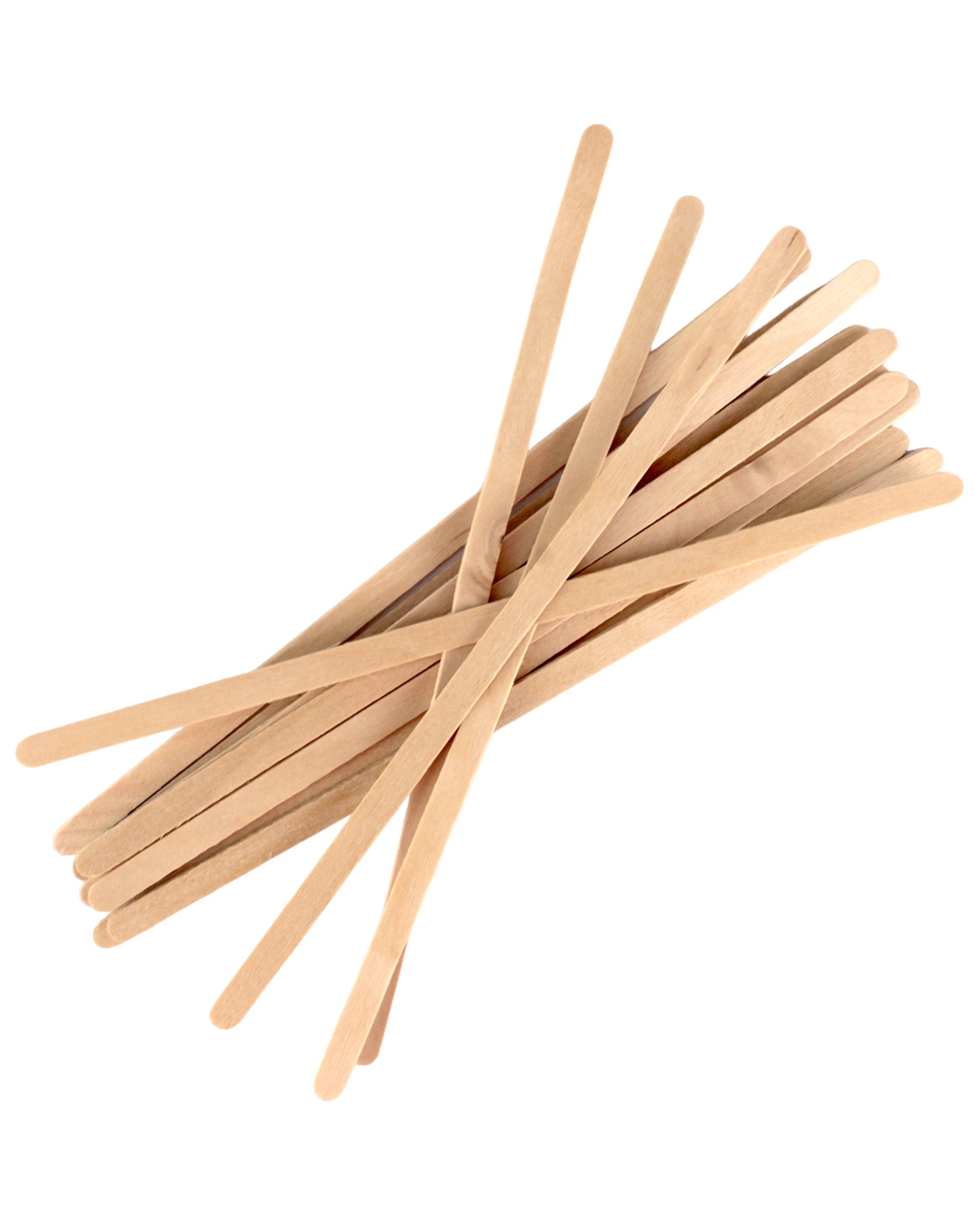 1 Party Maker Wooden Coffee Stirrers Bulk Pack of 500 - Natural, 1 of 2