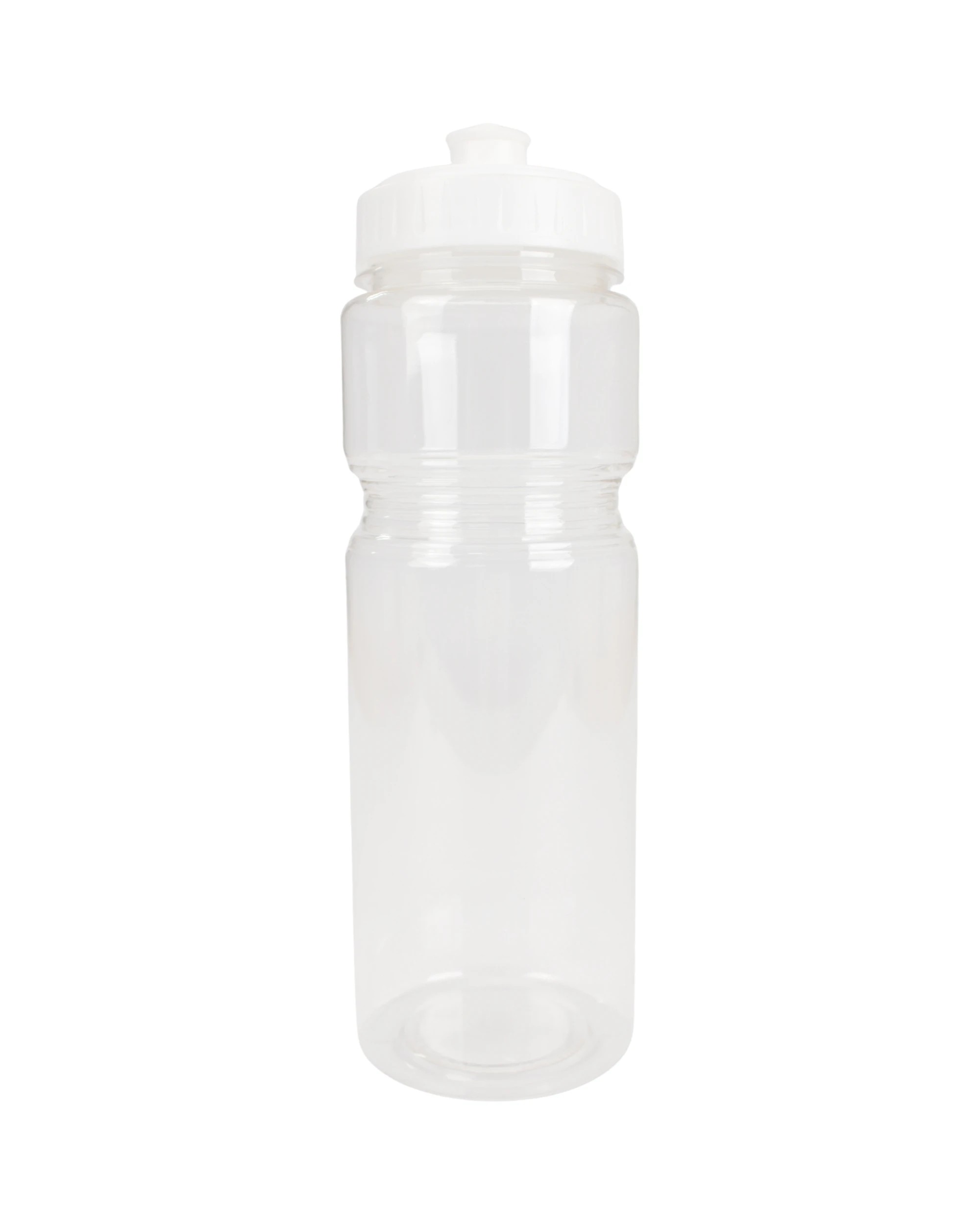 1 Partyrama 750ml Reusable Drink Bottle With White Lid - White, 1 of 1