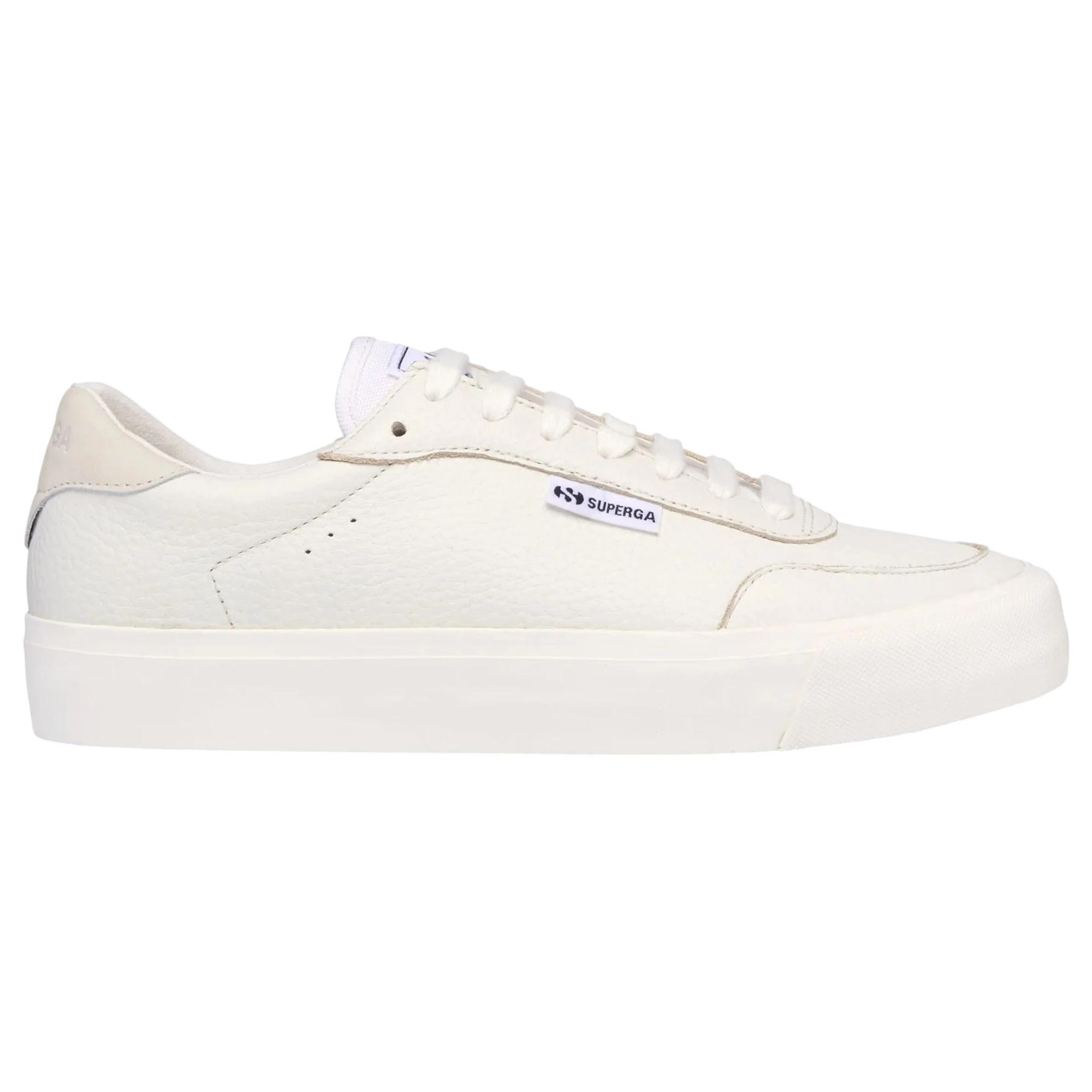 4 Superga Unisex 3843 Court White Multi Casual Shoes WHITE, 4 of 5