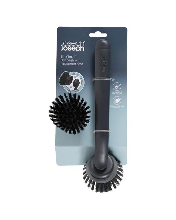 Joseph Joseph SinkTech Dish Brush Replacement Pan Scraper Head Graphite - Grey