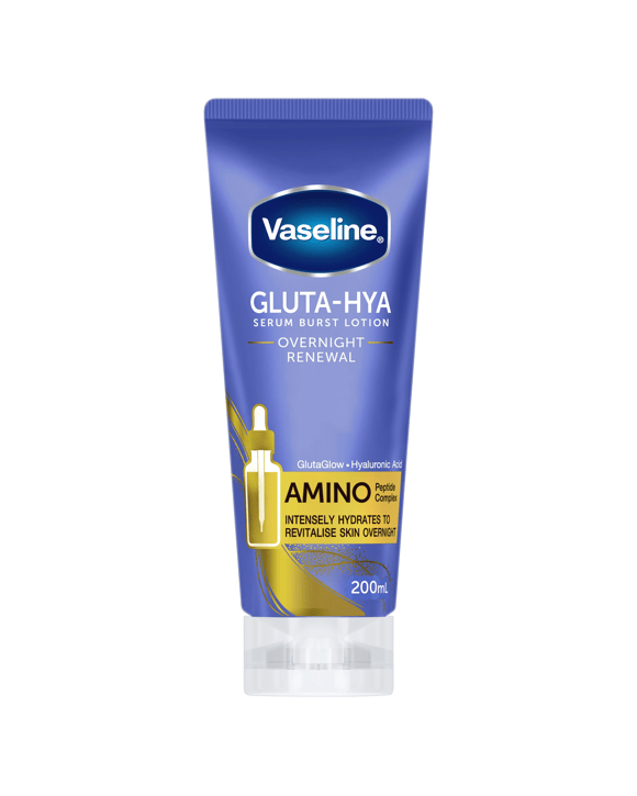 Vaseline Gluta-Hya Serum Burst Overnight Renewal Body Lotion 200ml