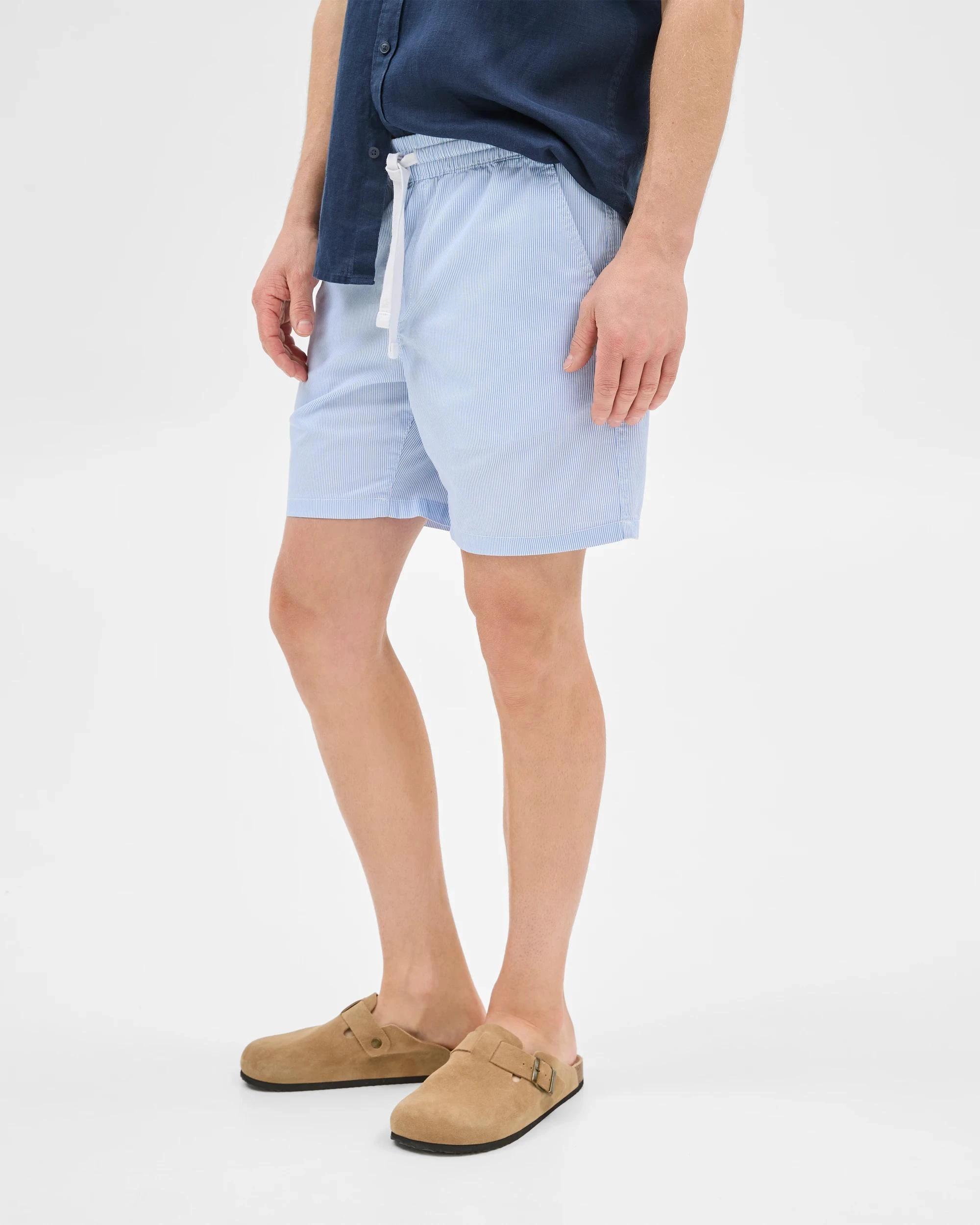 6 Target Australian Cotton Micro Stripe Shorts LIGHT BLUE, 6 of 7