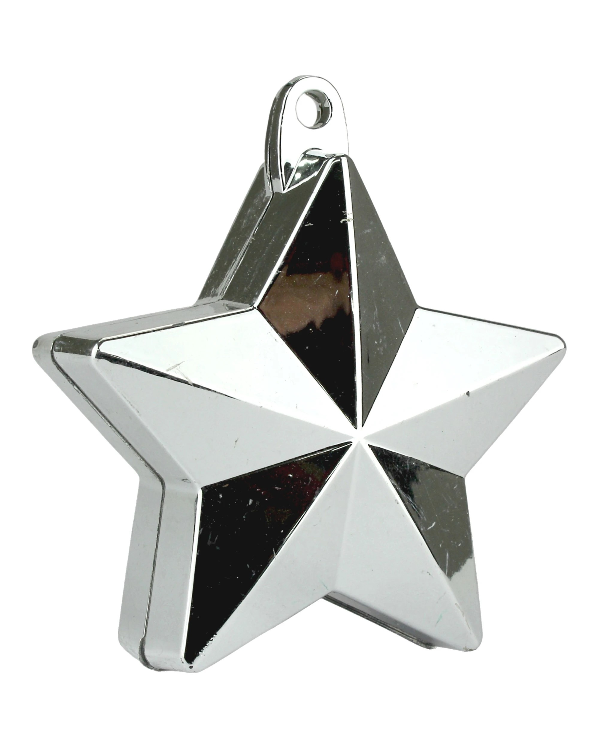 1 Party Maker Metallic Star Balloon Weight - Silver, 1 of 1