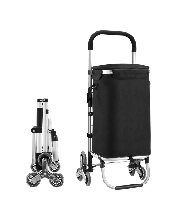 AUSWAY Shopping Cart Trolley Wheeled Storage Trolly Bag Grocery Foldable