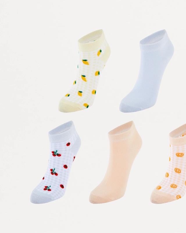 5 Pack Fashion Low Cut S