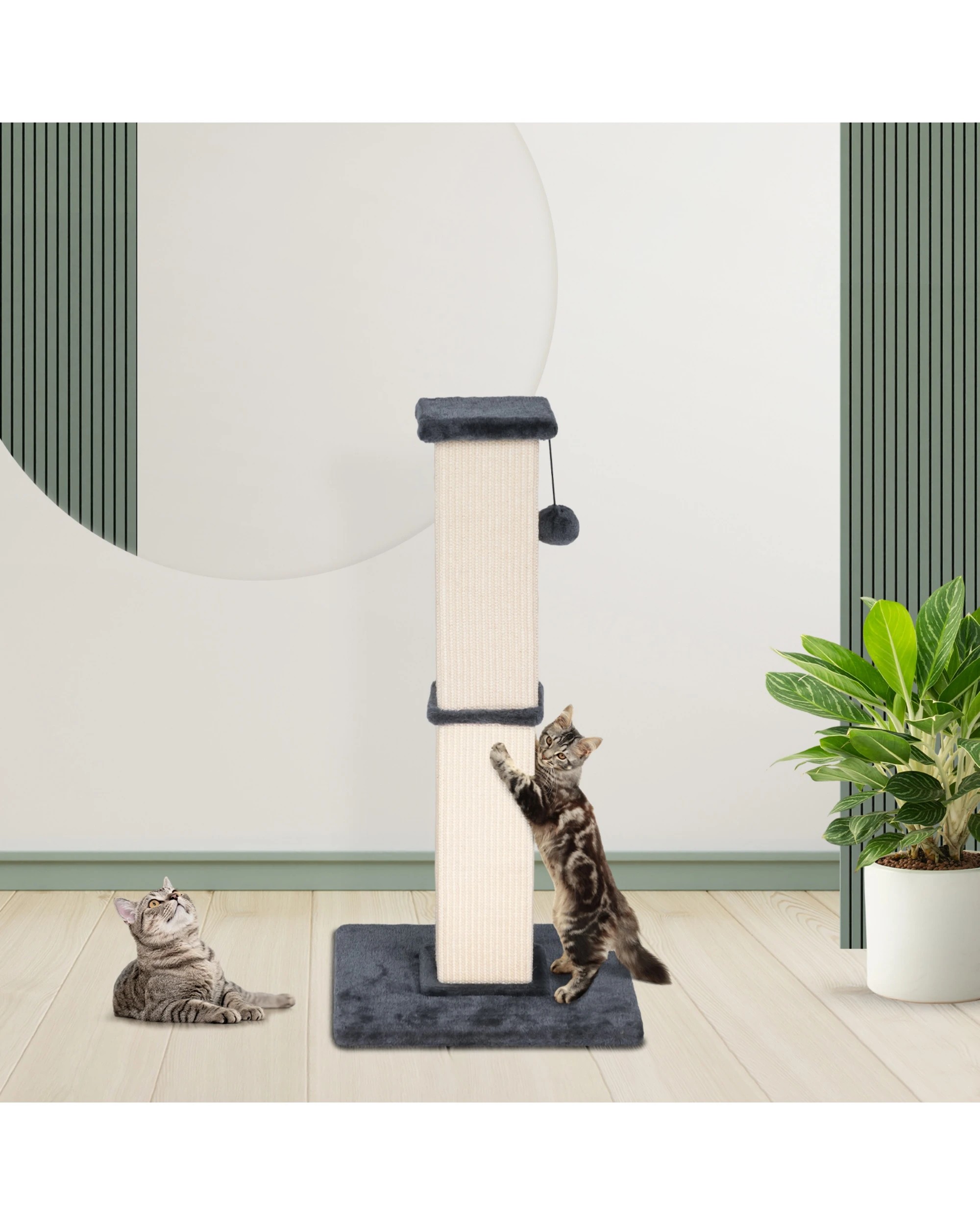 2 Advwin Cat Scratching Post Cat Tree, 2 of 8