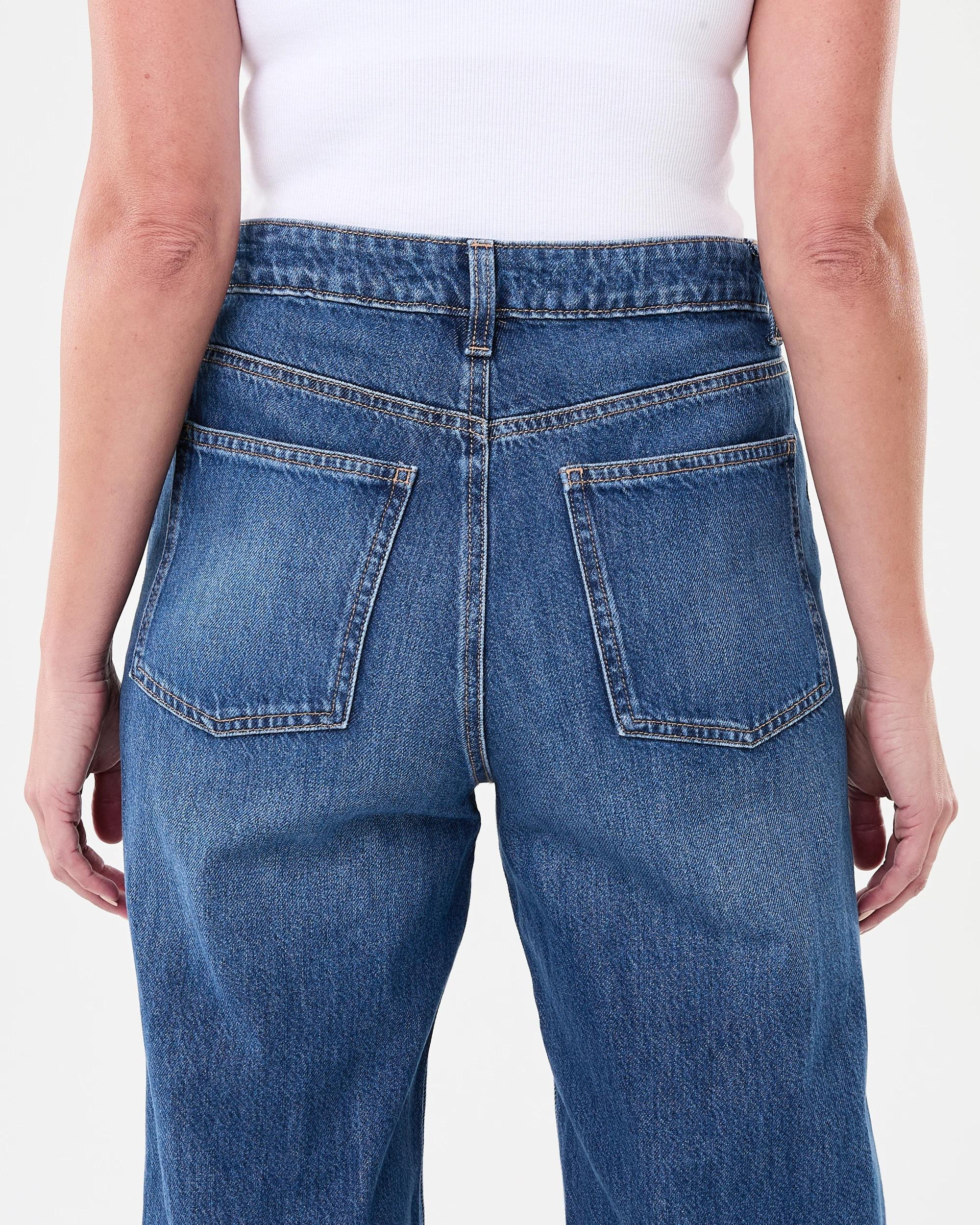 7 Straight Leg Jeans Dark Wash, 7 of 8