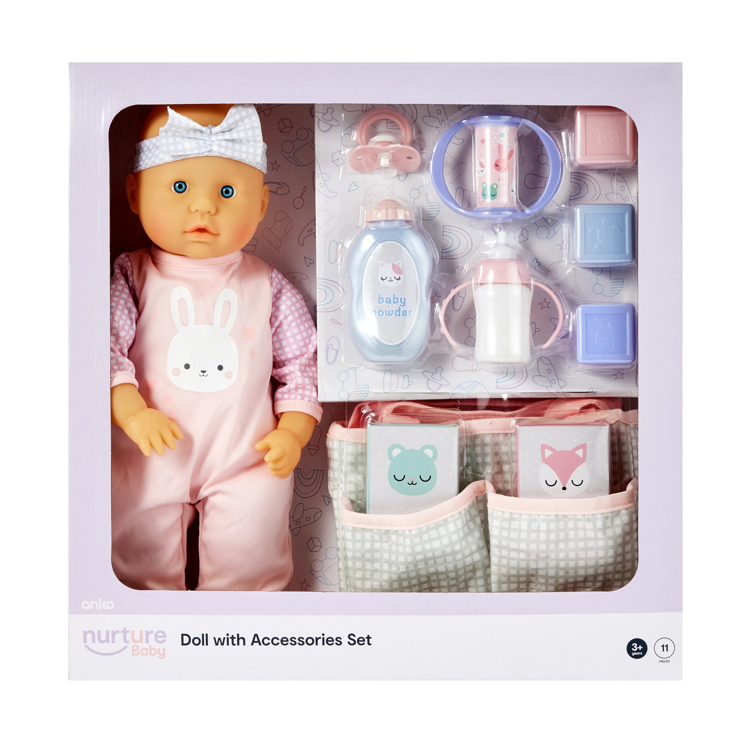 8 11 Piece Doll with Accessories Set, 8 of 9