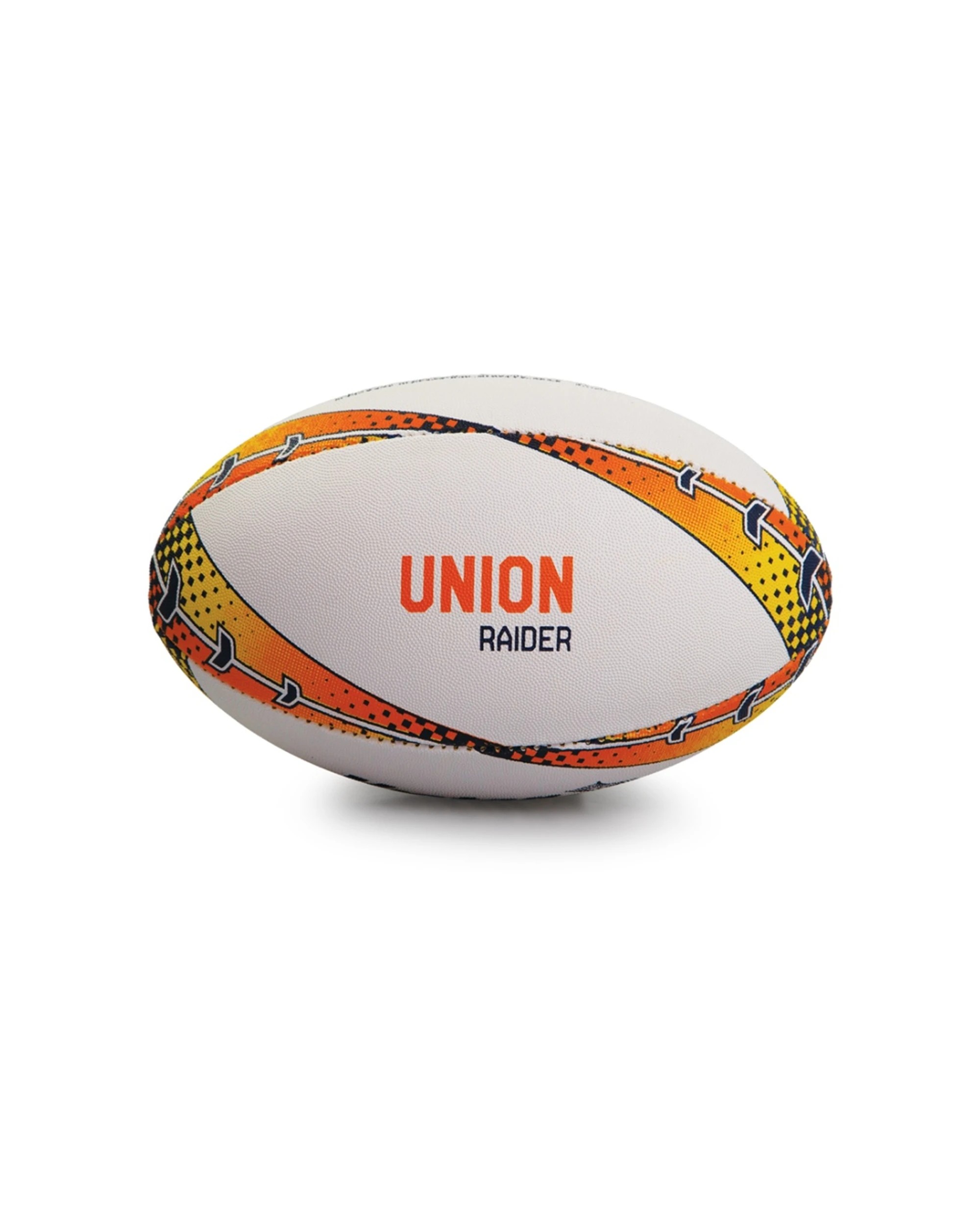 2 Victor Sports Rugby Union Ball Raider Training Durable Hand Stitched Size 3 - Multi, 2 of 2